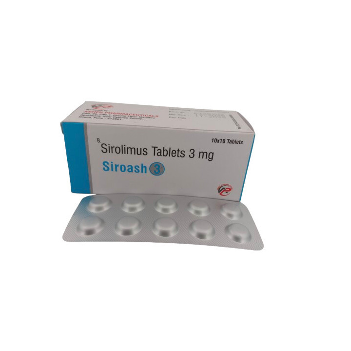 Sirolimus (Rapamycin) 3 mg, 10 Tabletten — TM Siroash