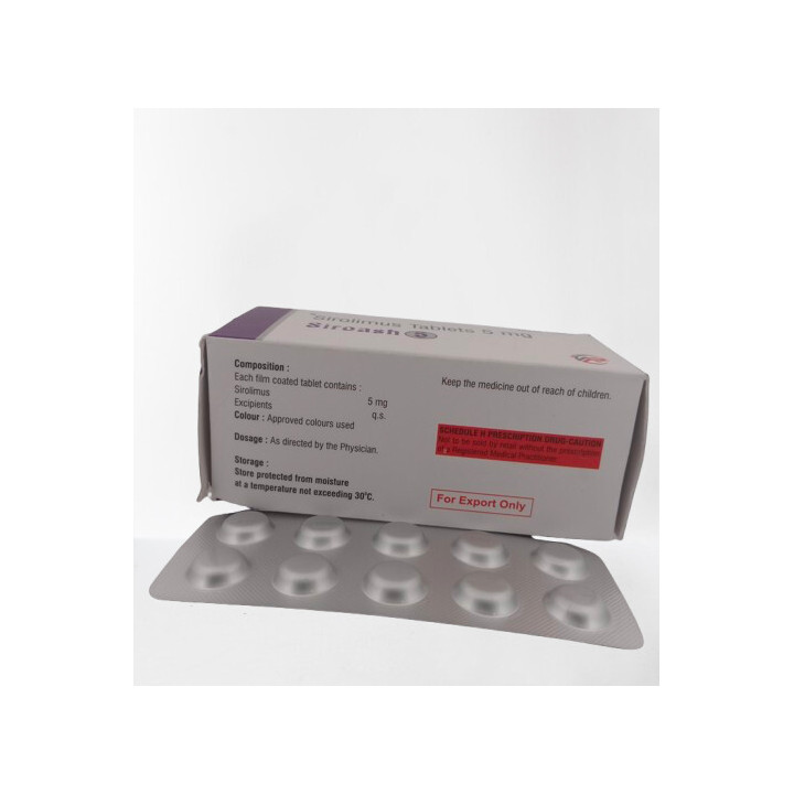 Sirolimus (Rapamycin) 5 mg, 10 Tabletten — TM Siroash