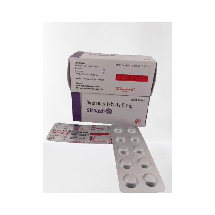 Sirolimus (Rapamycin) 5 mg, 10 Tabletten — TM Siroash
