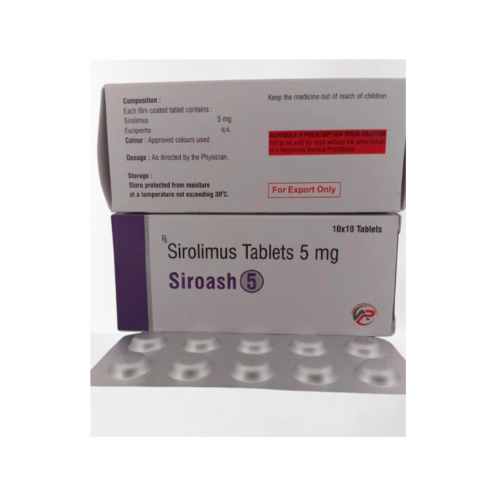 Sirolimus (Rapamycin) 5 mg, 10 Tabletten — TM Siroash