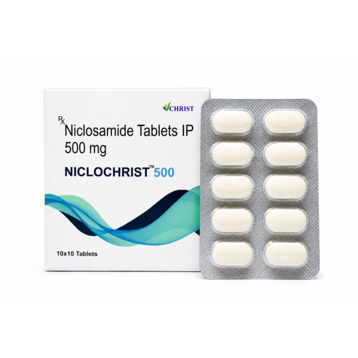 Niclosamid 500 mg, 10 Tabletten (1 Streifen) — TM Niclochrist