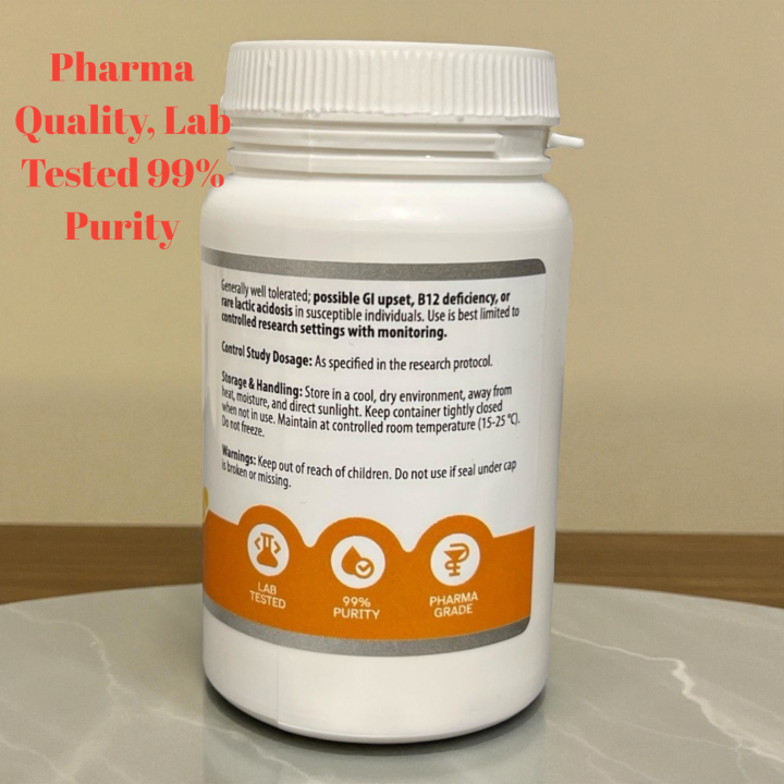 Metformin — Metformin 500 mg, 60 Tablets | Longevity24 Dev