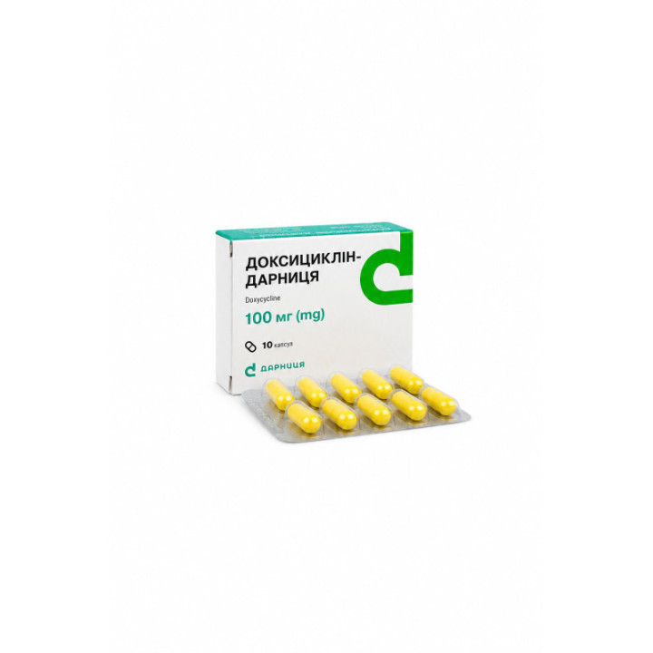 Doxycycline 100mg, 10 Kapseln — TM Darnitsa