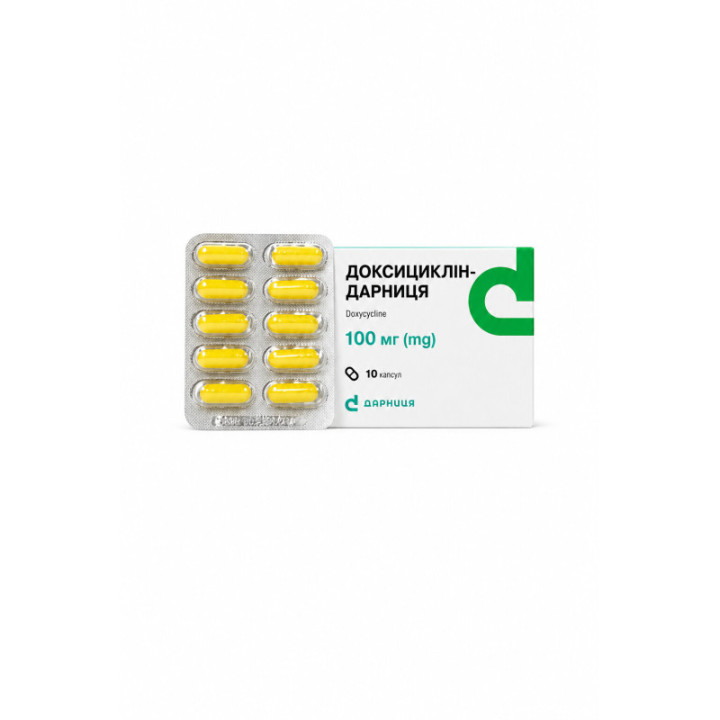 Doxycycline 100mg, 10 Kapseln — TM Darnitsa