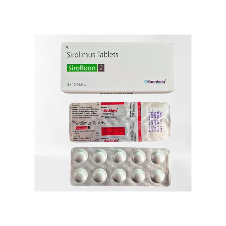 Sirolimus (Rapamycin) 2mg, 10 Tabletten — TM SiroBoon